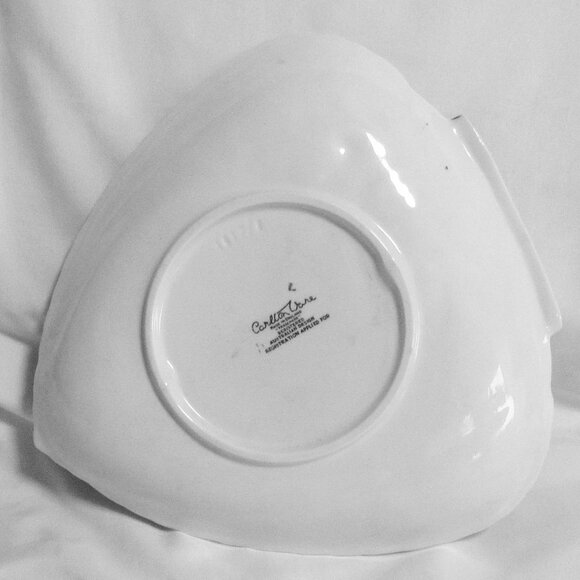 Vintage Carlton Ware Apple Blossom Salad Ware Serving Dish 1960s Leaf Shape J483 - Picture 5 of 8